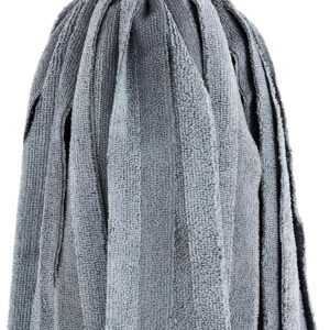 Fregona microfibra Tiras (Gris-Rojo)